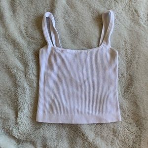 Garage White Tank Top